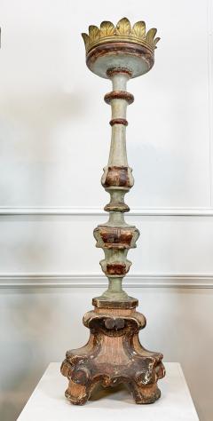 Large 18th Century Italian Baroque Candlestick - 3385527
