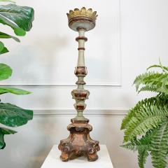 Large 18th Century Italian Baroque Candlestick - 3385535