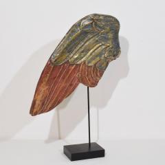 Large 18th Century Italian Carved Wooden Wing of a Baroque Angel - 4119825