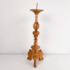 Large 18th Century Italian Carved and Giltwood Pricket - 2882118