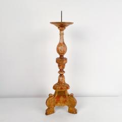 Large 18th Century Italian Carved and Giltwood Pricket - 2882119