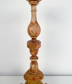 Large 18th Century Italian Carved and Giltwood Pricket - 2882121