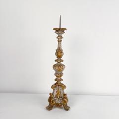 Large 18th Century Italian Carved and Giltwood Pricket - 2882133