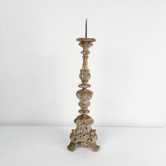 Large 18th Century Italian Carved and Giltwood Pricket - 2882135