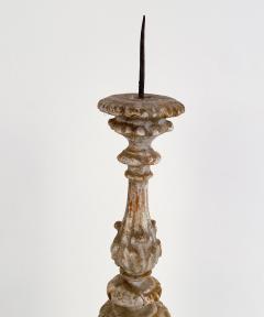 Large 18th Century Italian Carved and Giltwood Pricket - 2882136