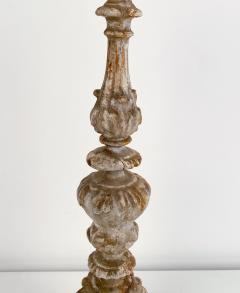Large 18th Century Italian Carved and Giltwood Pricket - 2882137
