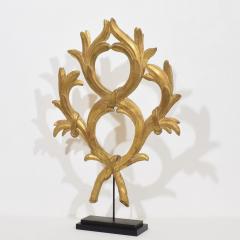Large 18th Century Italian Neoclassical Carved Giltwood Ornament - 4120863