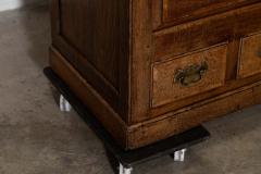 Large 18thC English Oak Livery Cupboard - 4441633