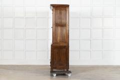 Large 18thC English Oak Livery Cupboard - 4476642