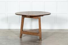Large 18thC English West Country Sycamore Cricket Table - 3342943