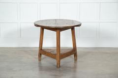 Large 18thC English West Country Sycamore Cricket Table - 3342946