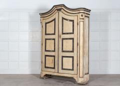 Large 18thC Painted Austrian Armoire - 2897601