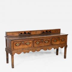 Large 18thC Welsh Oak Vernacular Dresser Base - 2607939