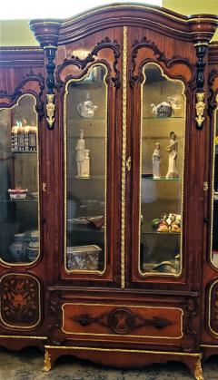 Large 19 Century French Rococo or Neoclassical Revival Style Vitrine - 1659870