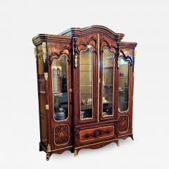 Large 19 Century French Rococo or Neoclassical Revival Style Vitrine - 1662384