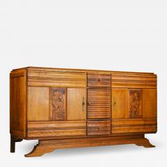 Large 1940s French Carved Oakwood Sideboard - 2795999