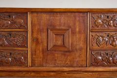 Large 1940s Italian Carved Sideboard - 4302052