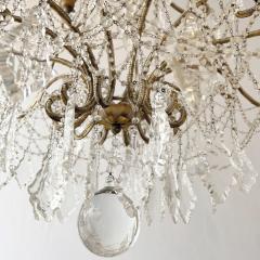 Large 1950s Italian Beaded Chandelier - 2915186