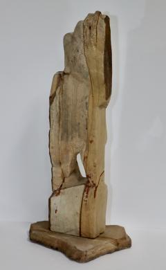 Large 1970s Modernist Stone Abstract Sculpture Signed - 3418075
