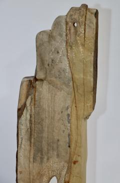 Large 1970s Modernist Stone Abstract Sculpture Signed - 3418077