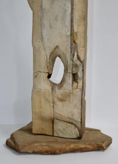 Large 1970s Modernist Stone Abstract Sculpture Signed - 3418079