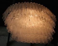 Large 1970s Venini Murano Glass Chandelier with Five Tiers - 261993