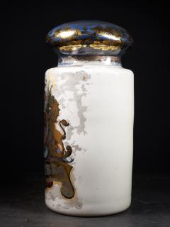 Large 19th C Pharmacy reversed painted Display Dispensing Jar - 1866928