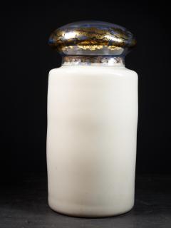 Large 19th C Pharmacy reversed painted Display Dispensing Jar - 1866931