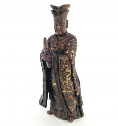 Large 19th Century Carved and Painted Daoist Divinity circa 1840 - 3868338