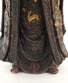 Large 19th Century Carved and Painted Daoist Divinity circa 1840 - 3868347