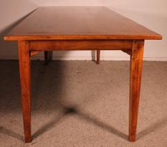 Large 19th Century Cherry Wood Refectory Table - 3621166