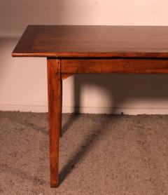 Large 19th Century Cherry Wood Refectory Table - 3621167