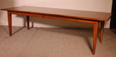 Large 19th Century Cherry Wood Refectory Table With A Width Of 100cm - 3610060