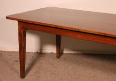 Large 19th Century Cherry Wood Refectory Table With A Width Of 98cm - 3673976