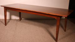 Large 19th Century Cherry Wood Refectory Table With A Width Of 98cm - 3673982