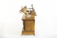 Large 19th Century French Bronze Figural Chariot Clock - 2108267