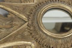 Large 19th Century Gilt Starburst Mirror - 2012260