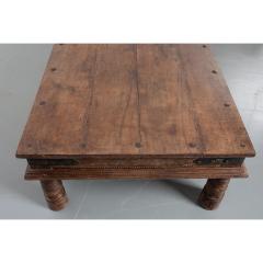 Large 19th Century Indian Teak Low Table - 1931608