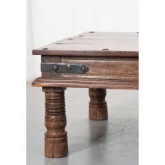 Large 19th Century Indian Teak Low Table - 1931611