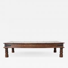 Large 19th Century Indian Teak Low Table - 2052119