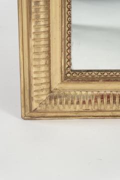 Large 19th Century Louis Philippe Mirror Original Mercury Glass - 3528711