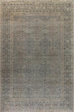 Large 19th Century Persian Kirman Handmade Wool Rug - 2464983