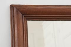 Large 19th Century Provincial Carved Walnut Mirror - 1328971