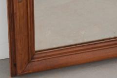Large 19th Century Provincial Carved Walnut Mirror - 1328972