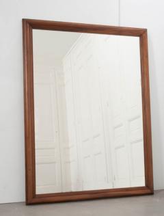 Large 19th Century Provincial Carved Walnut Mirror - 1328973