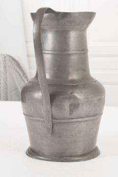 Large 19th Century Scottish Pewter Ewer - 987037
