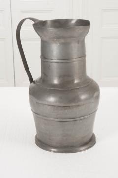 Large 19th Century Scottish Pewter Ewer - 987038