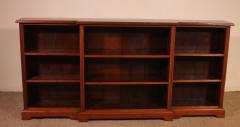 Large 19th Century Walnut Open Bookcase England - 4118328