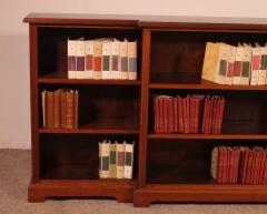Large 19th Century Walnut Open Bookcase England - 4118331