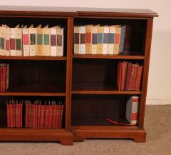 Large 19th Century Walnut Open Bookcase England - 4118332